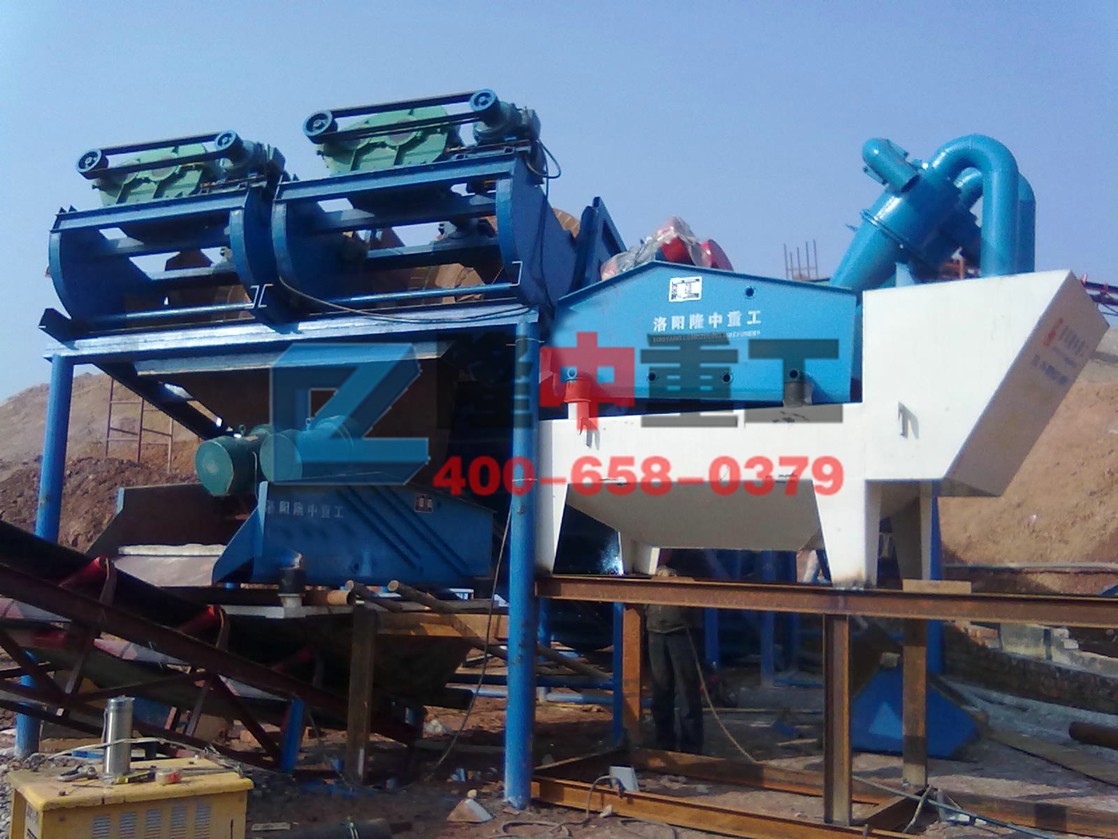 <a href=http://m.dianpos.com.cn/tags/xishahuishouji target=_blank class=infotextkey><a href=//tags/xishahuishouji target=_blank class=infotextkey>細(xì)沙回收機(jī)</a></a>調(diào)試現(xiàn)場(chǎng)